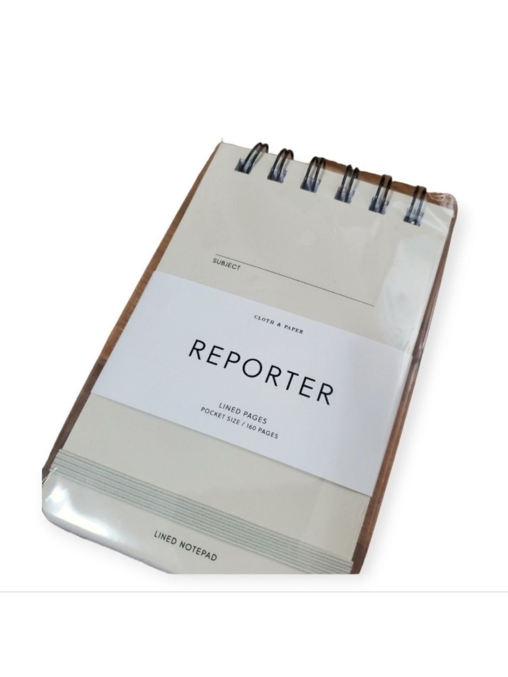 Cloth and Paper Lined Notepad